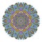 Mandala. Zentangl round ornament
