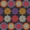 MandalaMandala. Ethnic mandala with colorful tribal ornaments. Seamless pattern. Design with manual hatching. Isolated.