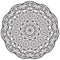 Mandalas for coloring book. Decorative round ornaments