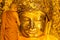 MANDALAY-AUGUST 26: The senior monk wash Mahamuni Buddha