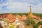 Mandalay royal palace, Myanmar bird eye view