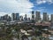 Mandaluyong, Metro Manila, Philippines - The Ortigas Skyline as seen from Wack Wack Village