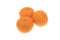 Mandarine on white background isolated insulated