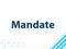 Mandate Modern Flat Design Blue Abstract Background