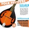 Mandolin Festival poster battle live concert acoustic folk music indie modern