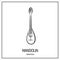 Mandolin isolated icon