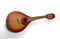 Mandolin on a white background. Baroque string musical instrument