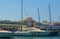 Mandraki Marina on Rhodes Island