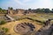 Mandu India, afghan ruins of islam kingdom, mosque monument and muslim tomb. Architectural details.