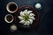 Mandu, traditional Korean dumplings, showcased in mouthwatering cuisinegraphy
