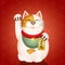 Maneki Neco cat of Japanese fortune