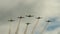 Maneuver of aerobatic team