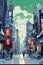 Manga Adventures in Tokyo Streets, Generative AI