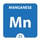 Manganese Chemical 25 element of periodic table. Molecule And Communication Background. Manganese Chemical Mn, laboratory and