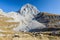 Mangart mountain in autumn ,Slovenia