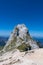 Mangart - Scenic view of high alpine Mangart road (Mangartska cesta) seen from Mangart Saddle