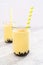 Mango boba smoothie