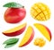 Mango collection isolated Clipping Path