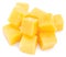 Mango cubes.