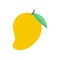 Mango icon vector, flat design illustration