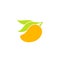 Mango. Logo. Tropical fruit