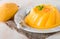 mango orange pudding