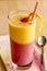 Mango Orange Raspberry Strawberry Smoothies