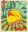 Mango retro poster