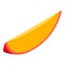 Mango slice icon, isometric style