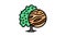 mango wood color icon animation