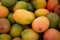 Mangoes background - mango fruit