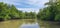 Mangrove swamp forests along the river bank of the Borneo Island, Malaysia