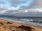 Manhattan Beach California sand kelp