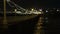 Manhattan Beach Pier lights reflecting into the ocean