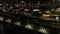Manhattan Bridge New York drone night footage 4k