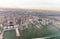 Manhattan East Side as seen from helicopter - New York City - US