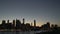 Manhattan New York City skyline at night from Brooklyn heights