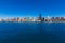 Manhattan New York sunny skyline East River NYC