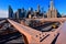 Manhattan seen from Brooklyn Bridge