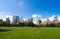 Manhattan skyline from the Central Park