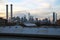 Manhattan skyline and the chimney