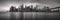 Manhattan skyline, monochrome, panorama, big resolution