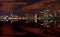 Manhattan skylines at night