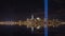 Manhattan Tribute In Light Reflections