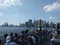 Manhattan wiews from the New York City ferry.