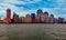 Manhatten Skyline and Hudson River