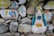 Mani Stones with Buddhist mantra in Himalaya, Nepal