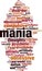 Mania word cloud