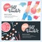 Manicure gift card, voucher, certificate or coupon vector design layout. Discount banner template for beauty salon