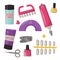 Manicure instruments hygiene hand care pedicure salon tweezers